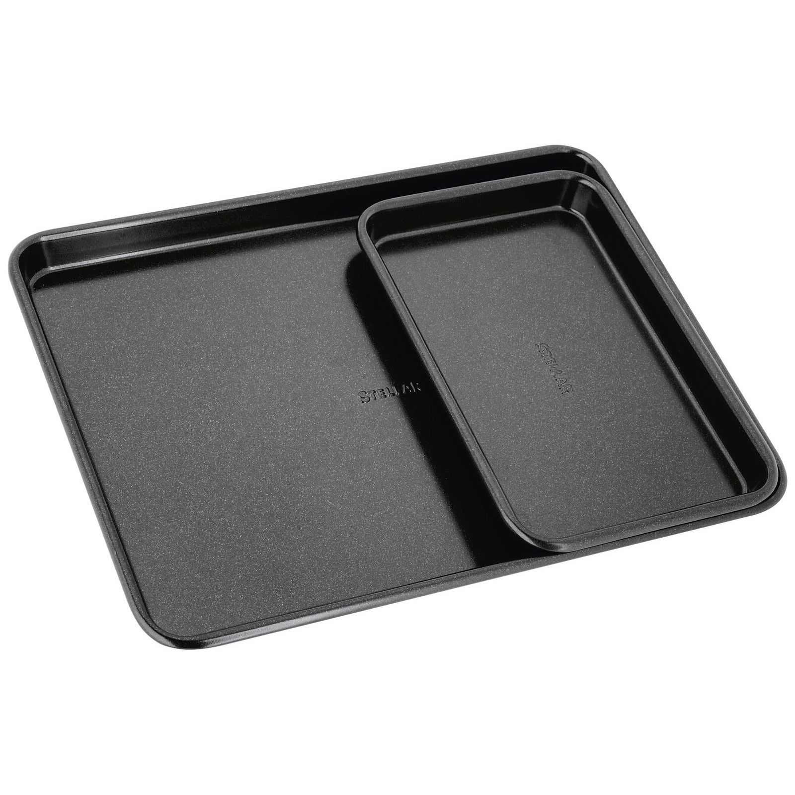 STELLAR Taca Niska 17 x 11 cm černý - plech (forma) na pečení z uhlíkové oceli