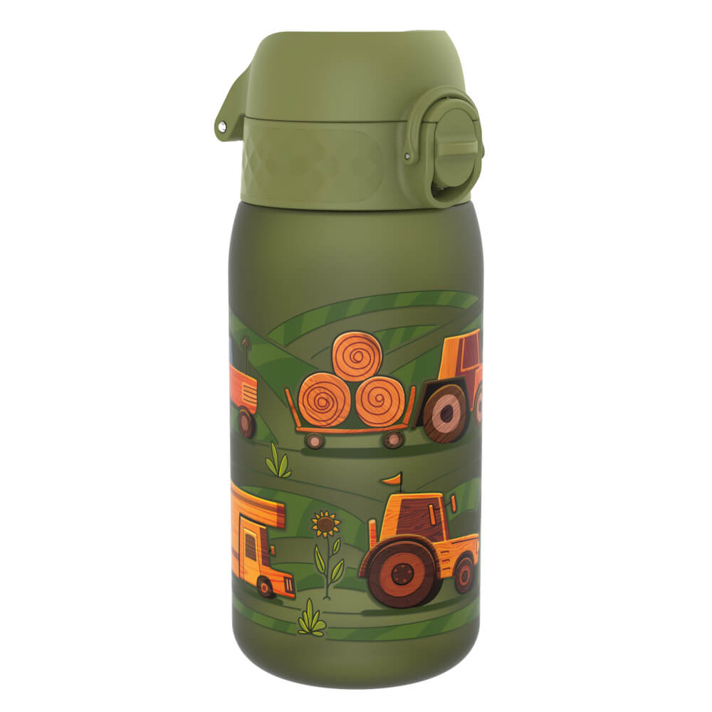 ION8 Recyclon Farming Machines 0,35 l - dětská láhev / bidon na vodu a nápoje