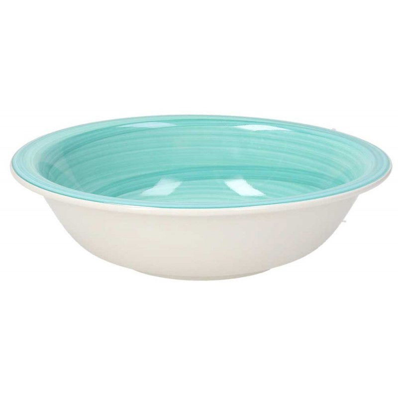 TOGNANA Spin 20 cm - talerz obiadowy głęboki kamionkowy