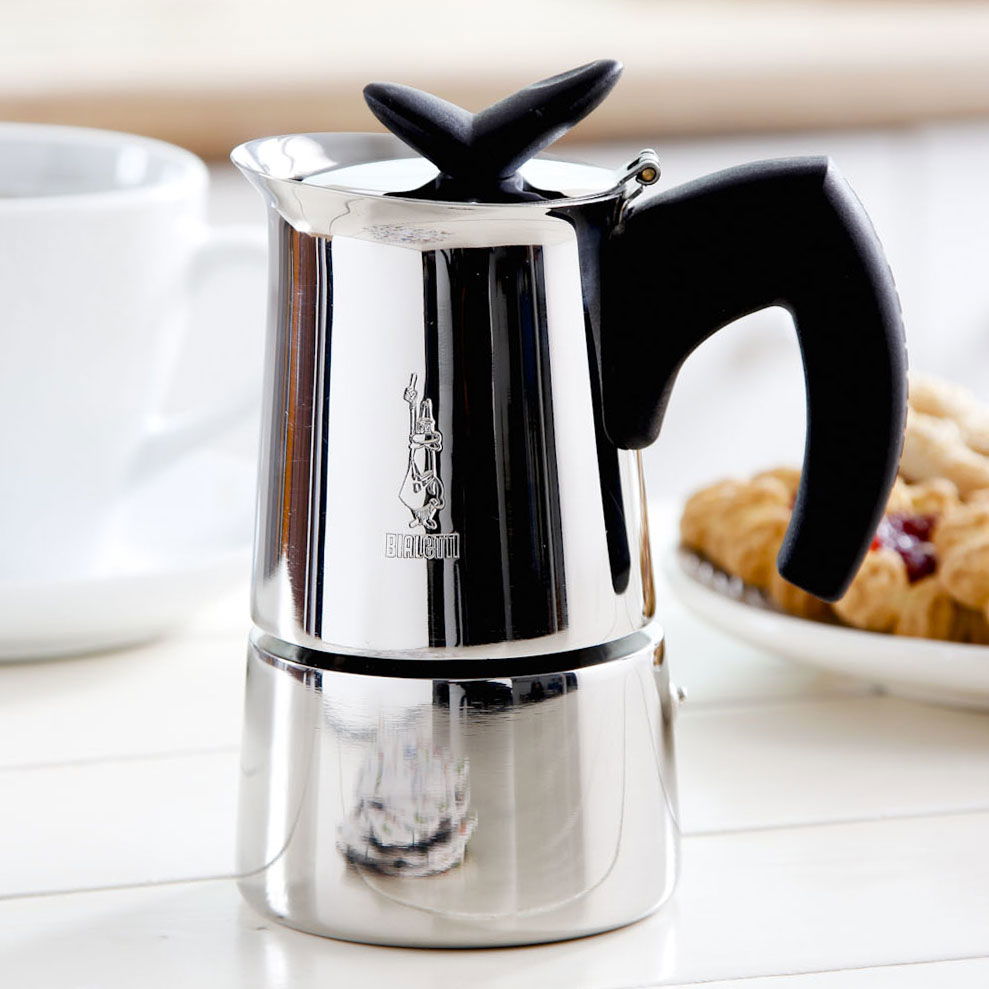 BIALETTI Musa Restyling 2 šálky espressa (2 tz) - ocelový tlakový kávovar