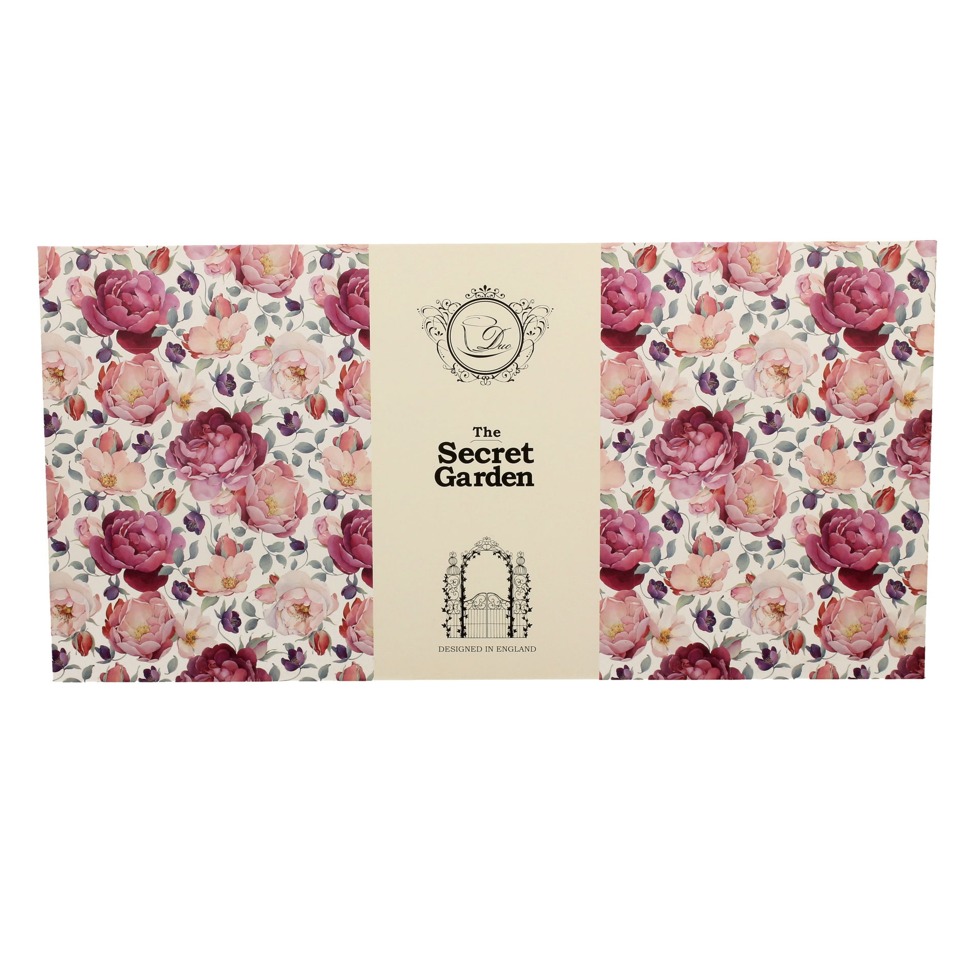 Porcelánové šálky na kávu a čaj s tanierikmi DUO FLORAL EXCLUSIVE SPRING ROSES 250 ml 6 ks.