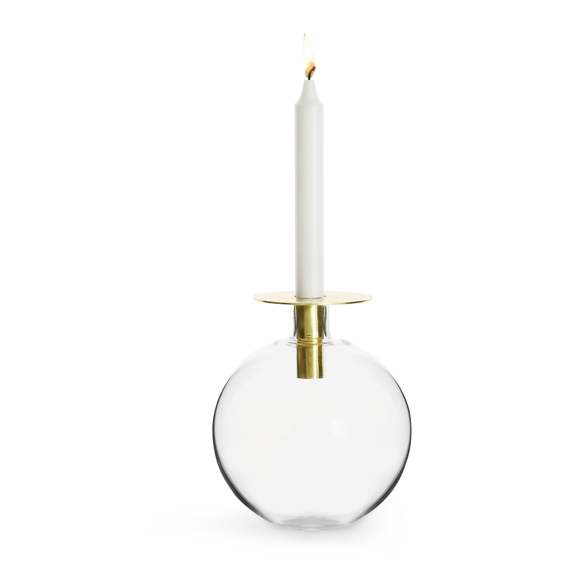 SAGAFORM Winter Bubble Gold 18 cm zlatý (SF-5017905) - skleněný svícen