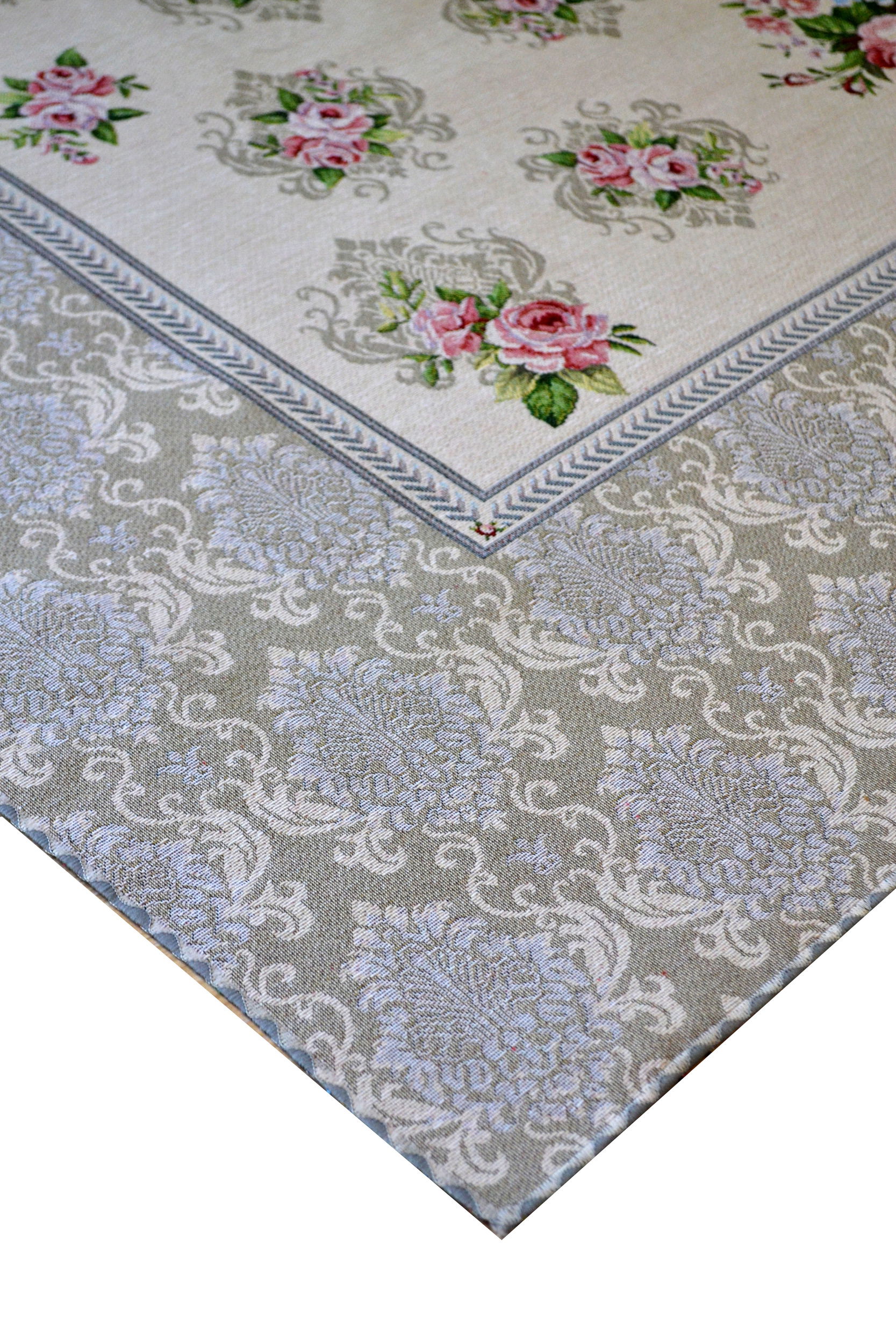 Štvorcový gobelínový obrus JEDEKA ORIENT ROSE 100 x 100 cm