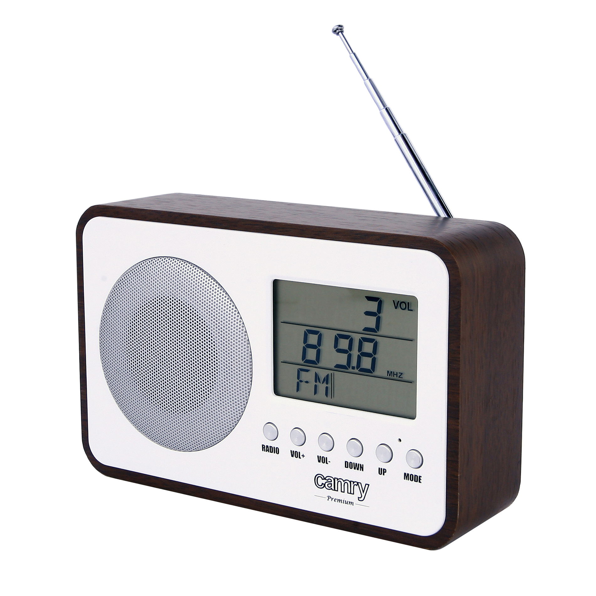 CAMRY Digital bílé - plastové rádio