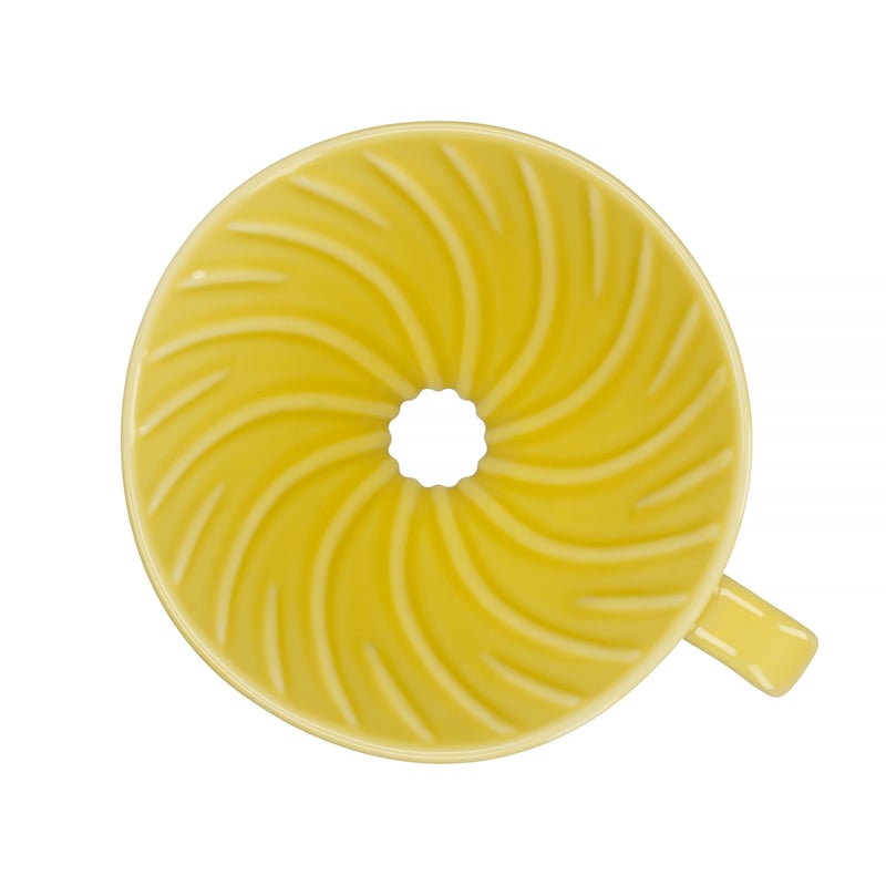 HARIO Drip V60-02 - keramický dripper na kávu s meracou nádobkou