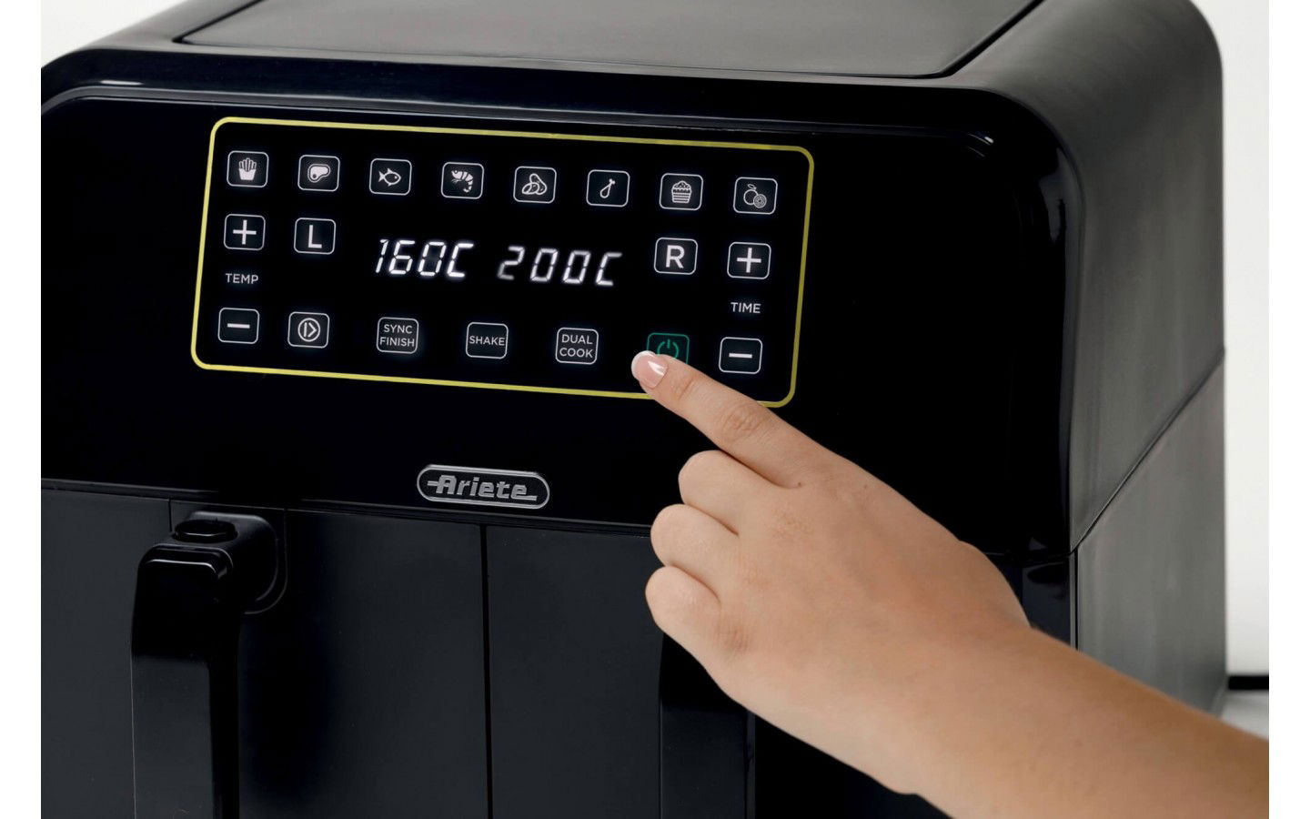 ARIETE Air Fryer Dual 4623/00 1700 W - bezolejová fritéza s dvěma komorami