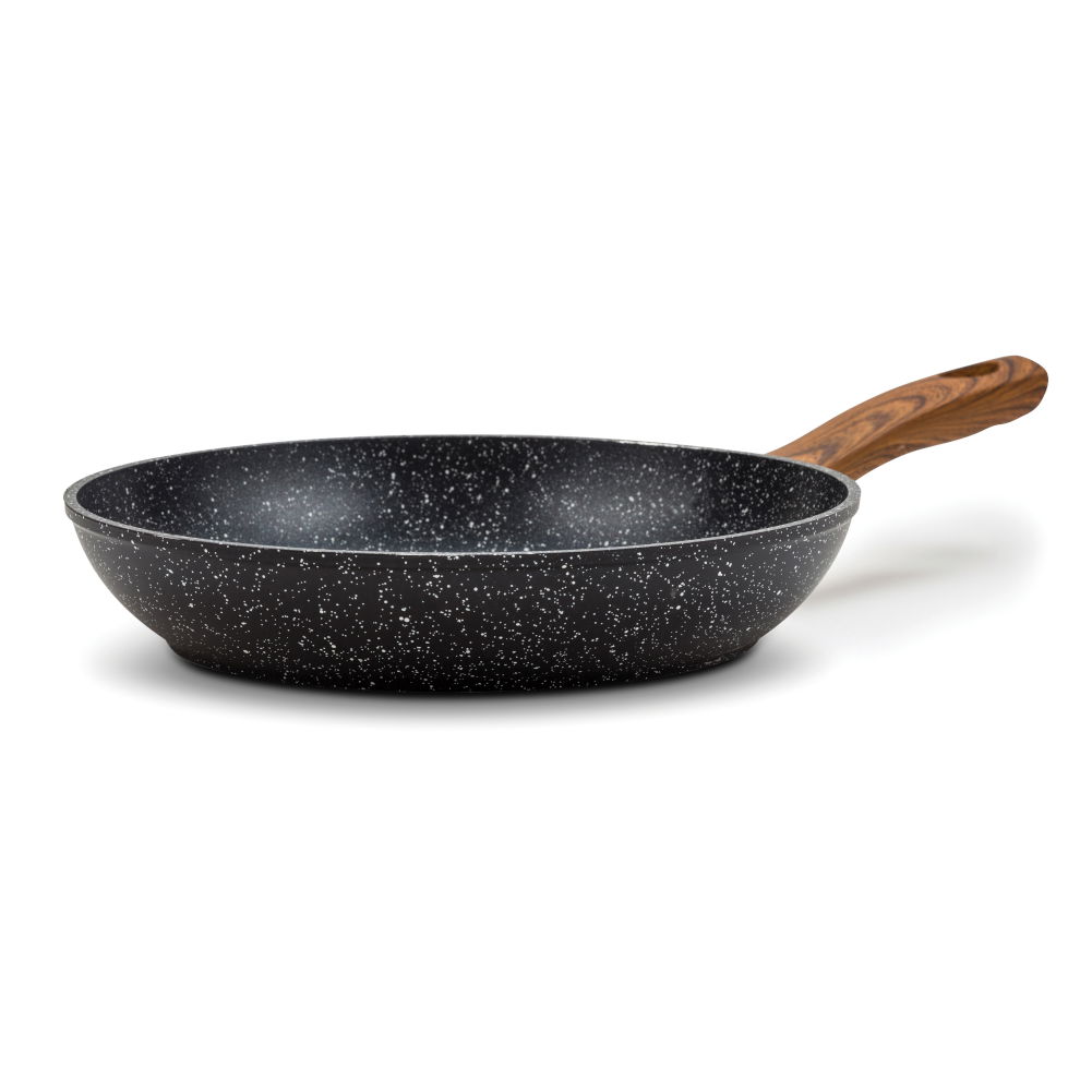 NAVA Nature 24 cm černá - nepřilnavá žulová pánev
