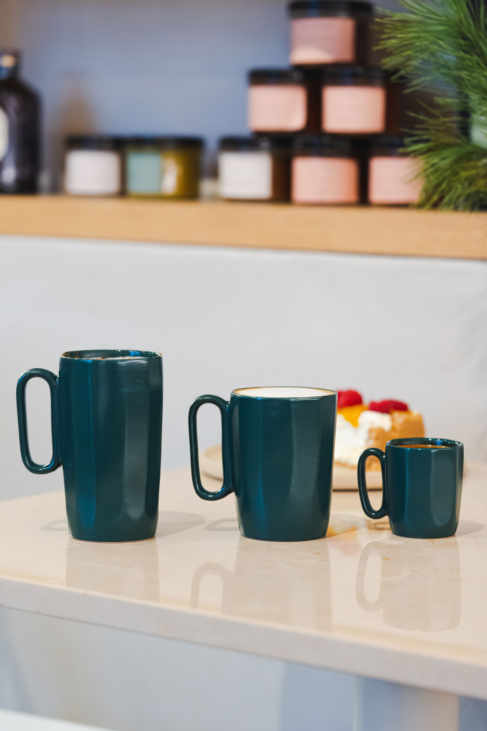 VIALLI DESIGN Fuori 250 ml 2 ks. zelené - keramické hrníčky