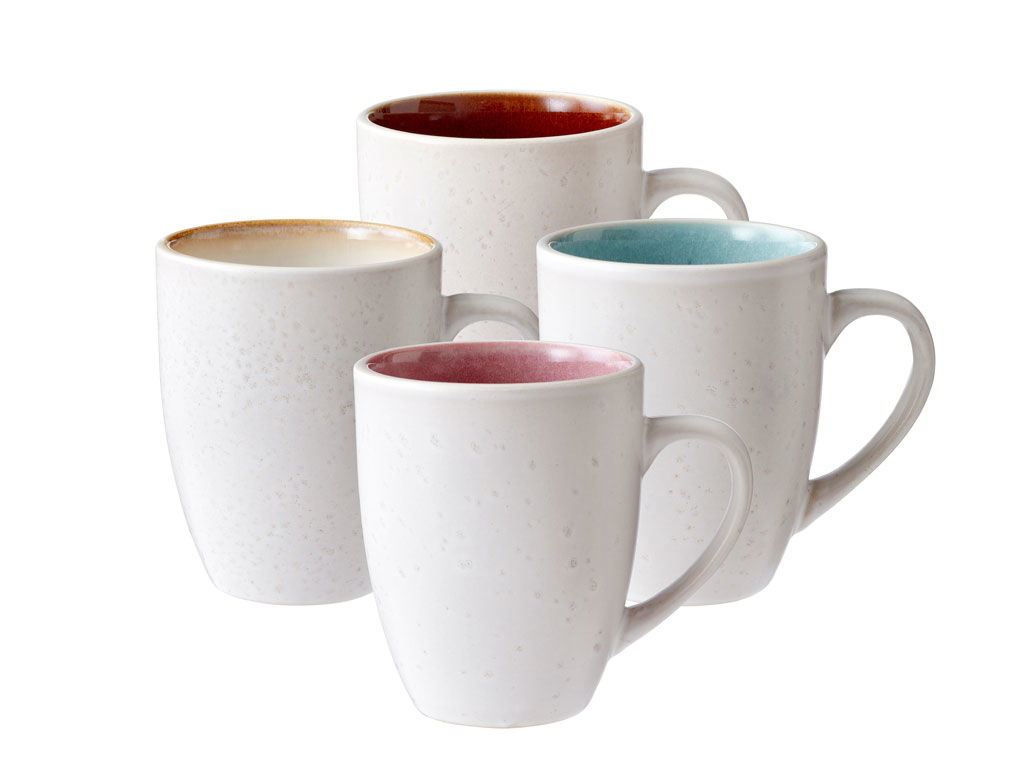 Hrnky z kameniny BITZ STONEWARE 300 ml 4 ks.