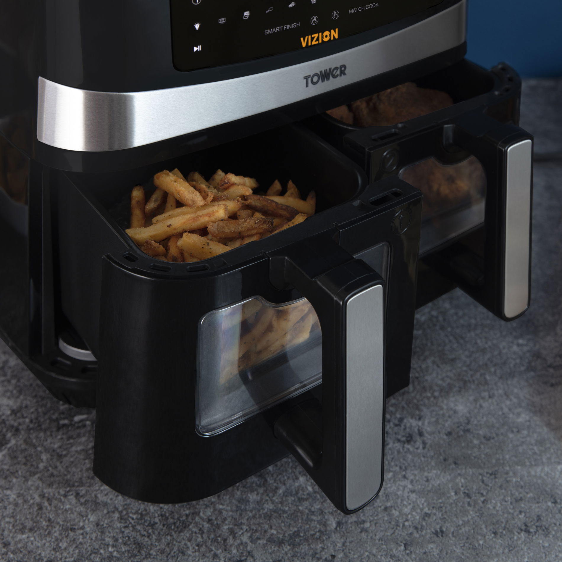 TOWER VORTX VIZION T17100 9 l dvojitá fritéza bez tuku