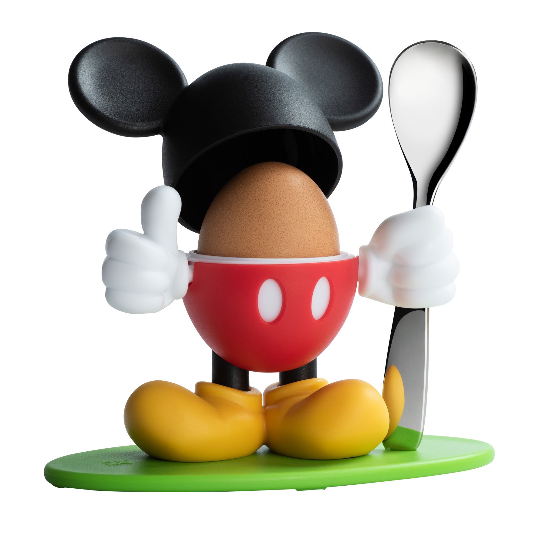 WMF Mickey Mouse 2 ks - plastový pohár na vejce se lžičkou