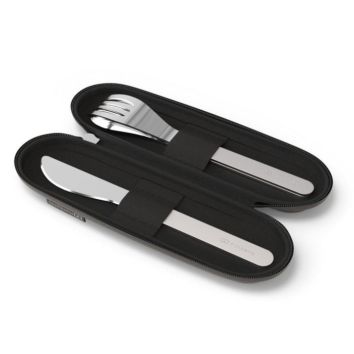 MONBENTO Slim Nest 3 szt. - sztućce turystyczne / do lunchboxa w etui
