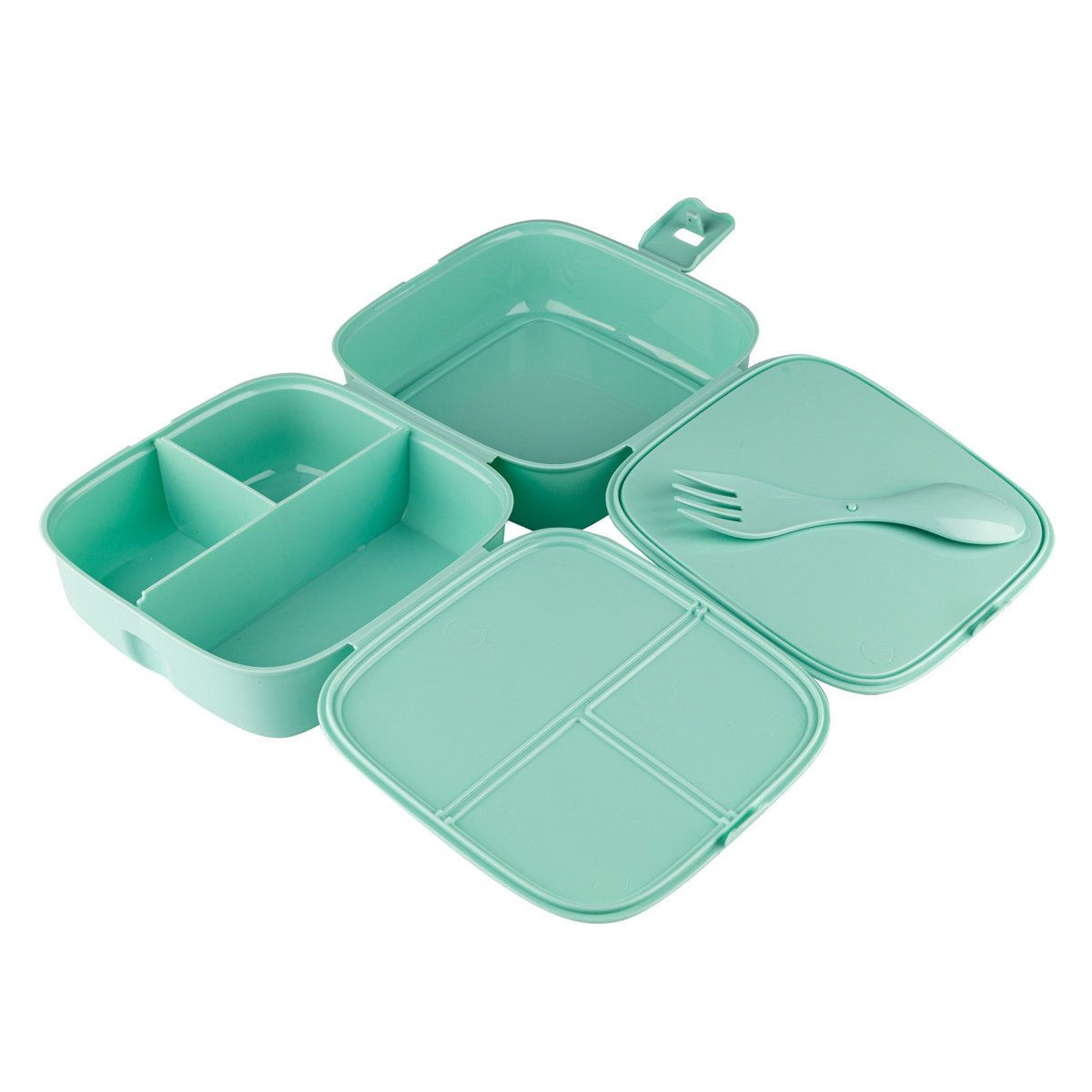 Plastový lunch box / snídaňový box FLORINA MERMAID 15 x 15,5 cm