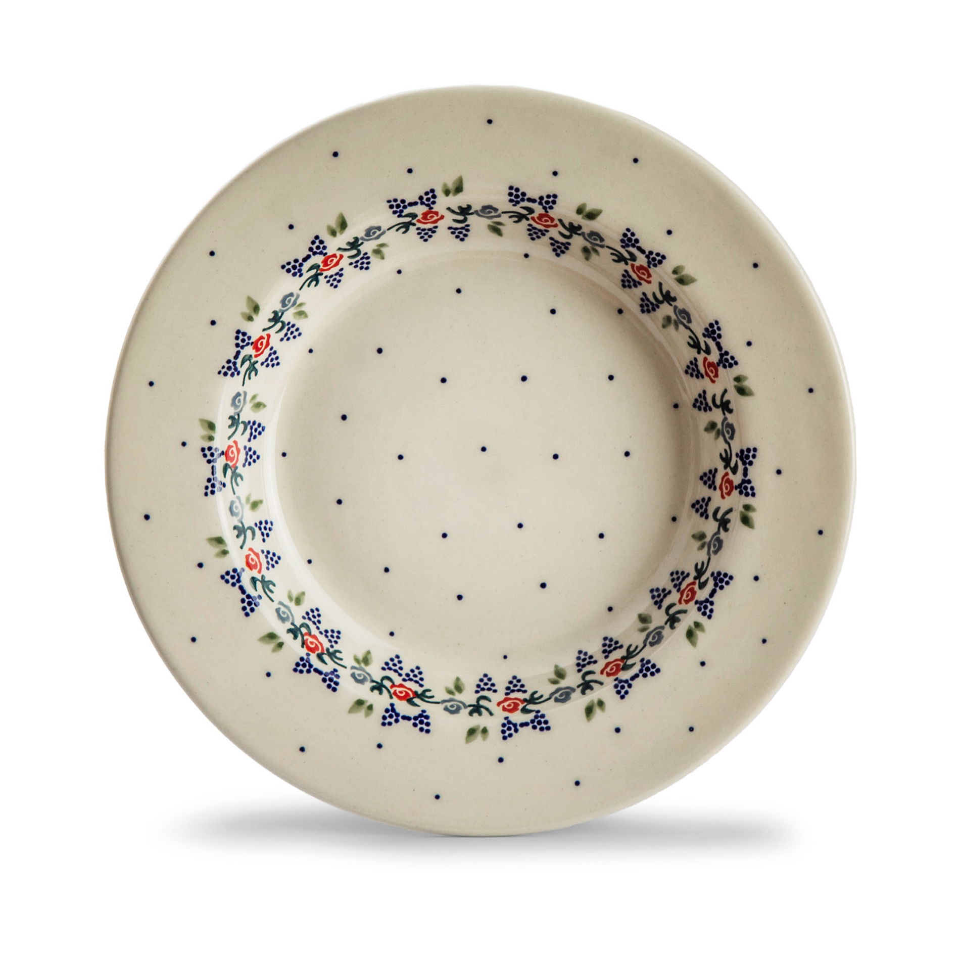 Hluboký jídelní talíř Manufaktura Bolesławiec 23,5 cm - dek. P301