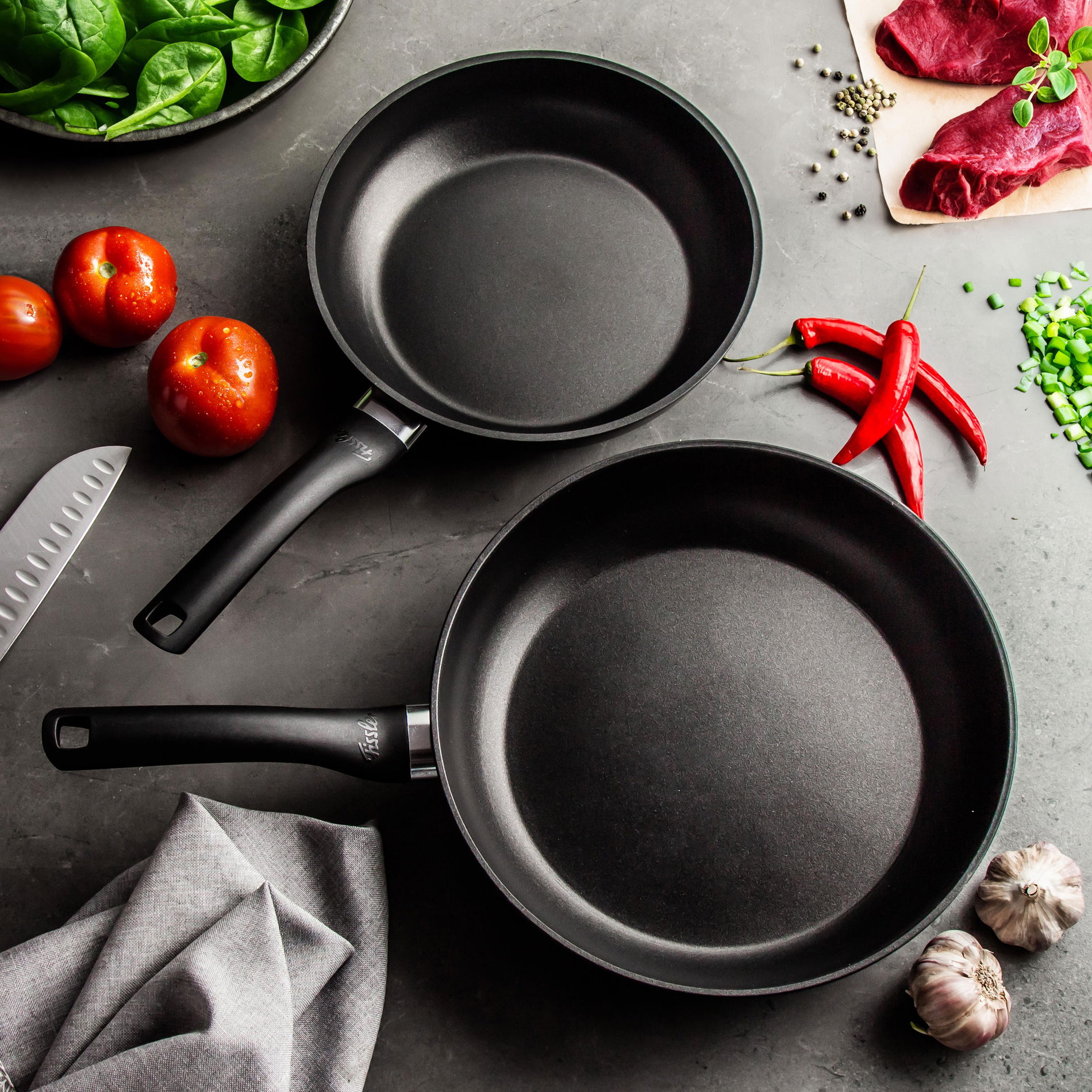 FISSLER Cenit 2 ks - sada nepriľnavých panvíc