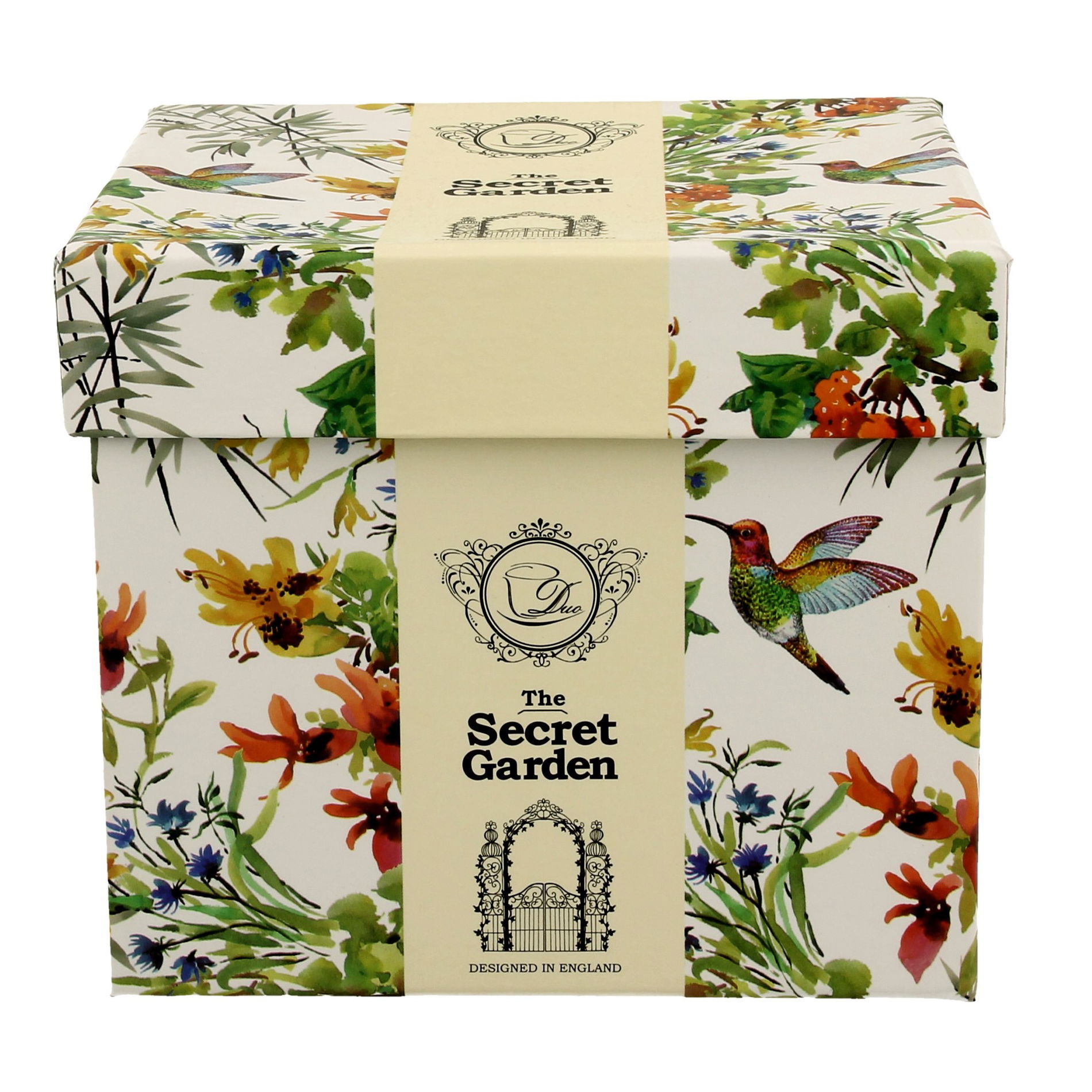 Kubek porcelanowy DUO SECRET GARDEN LINNEA 430 ml