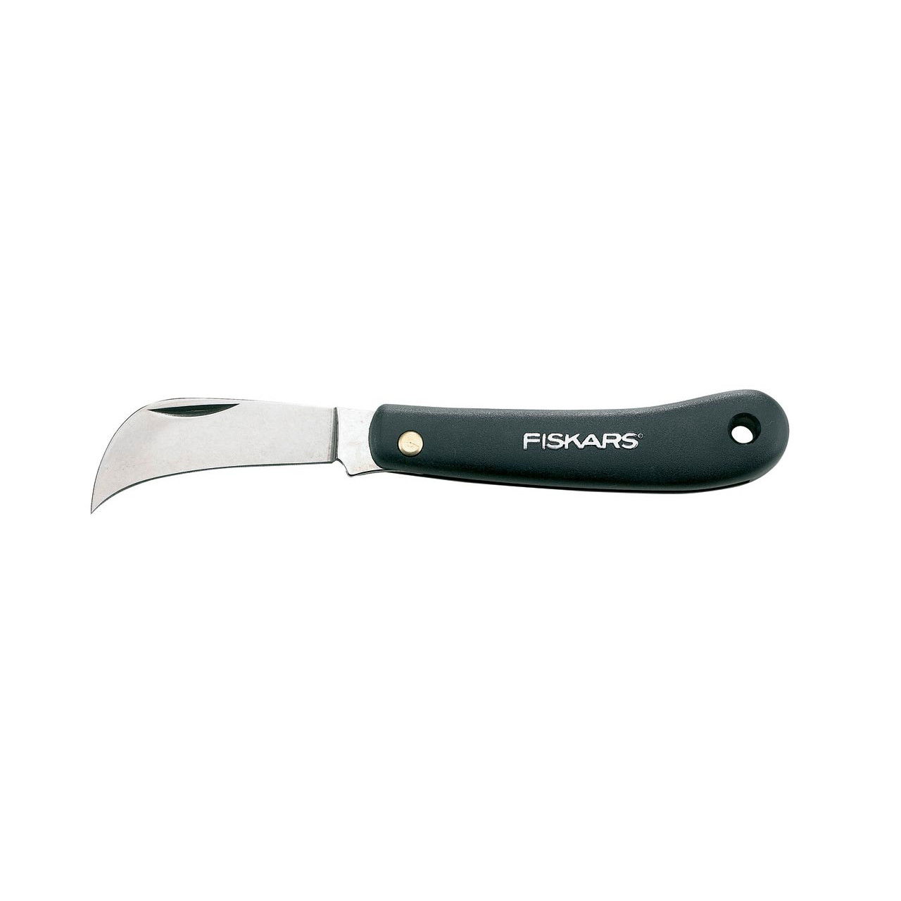 FISKARS Black - srp / ocelový zahradnický nůž
