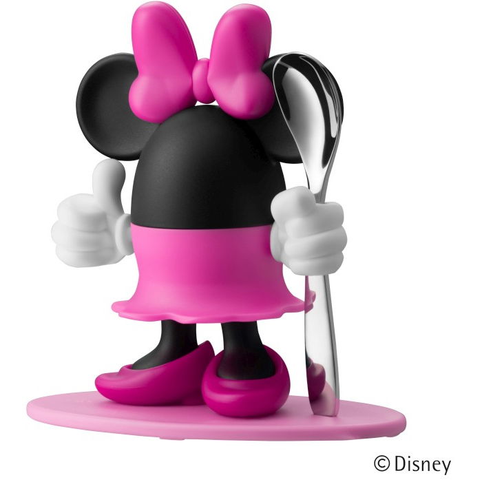 WMF Myszka Minnie - plastikový pohárik na vajíčko s lyžičkou