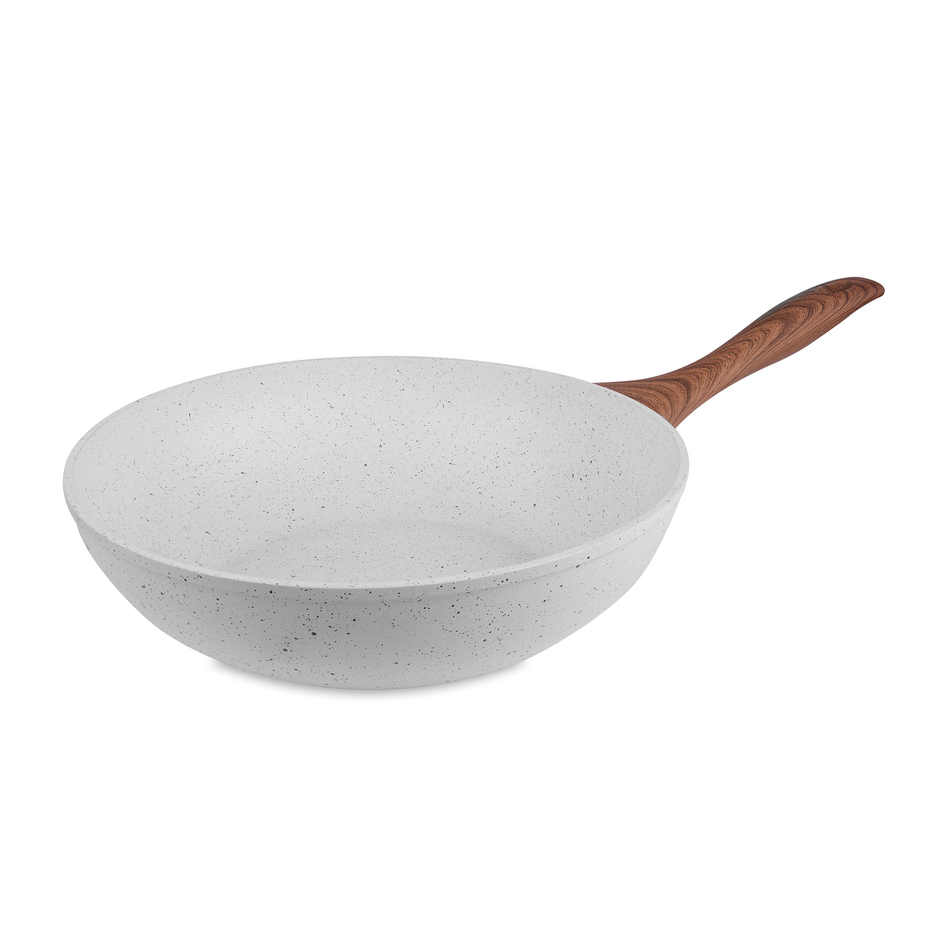 AMBÍCIA Príroda 26 cm biela - panvica / wok nepriľnavý