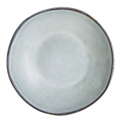 Hlboký keramický tanier ORGANIC HAND MADE MODRÝ 23,5 cm