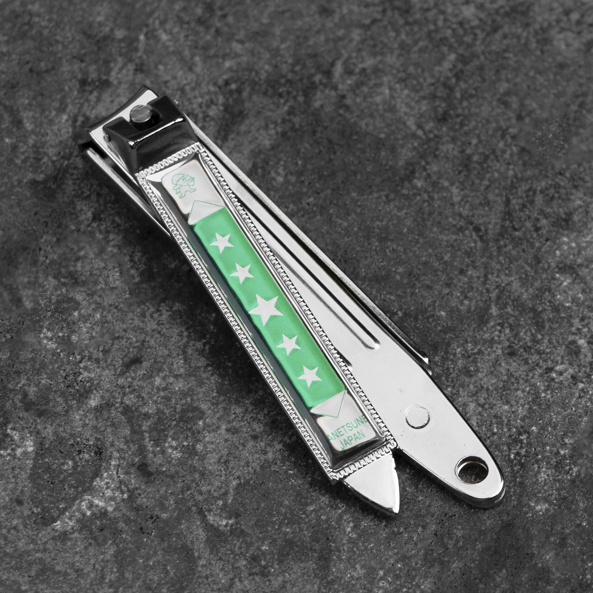 KANETSUNE SEKI Five Stars 10,5 cm - japonský nechtový klipper z nerezovej ocele