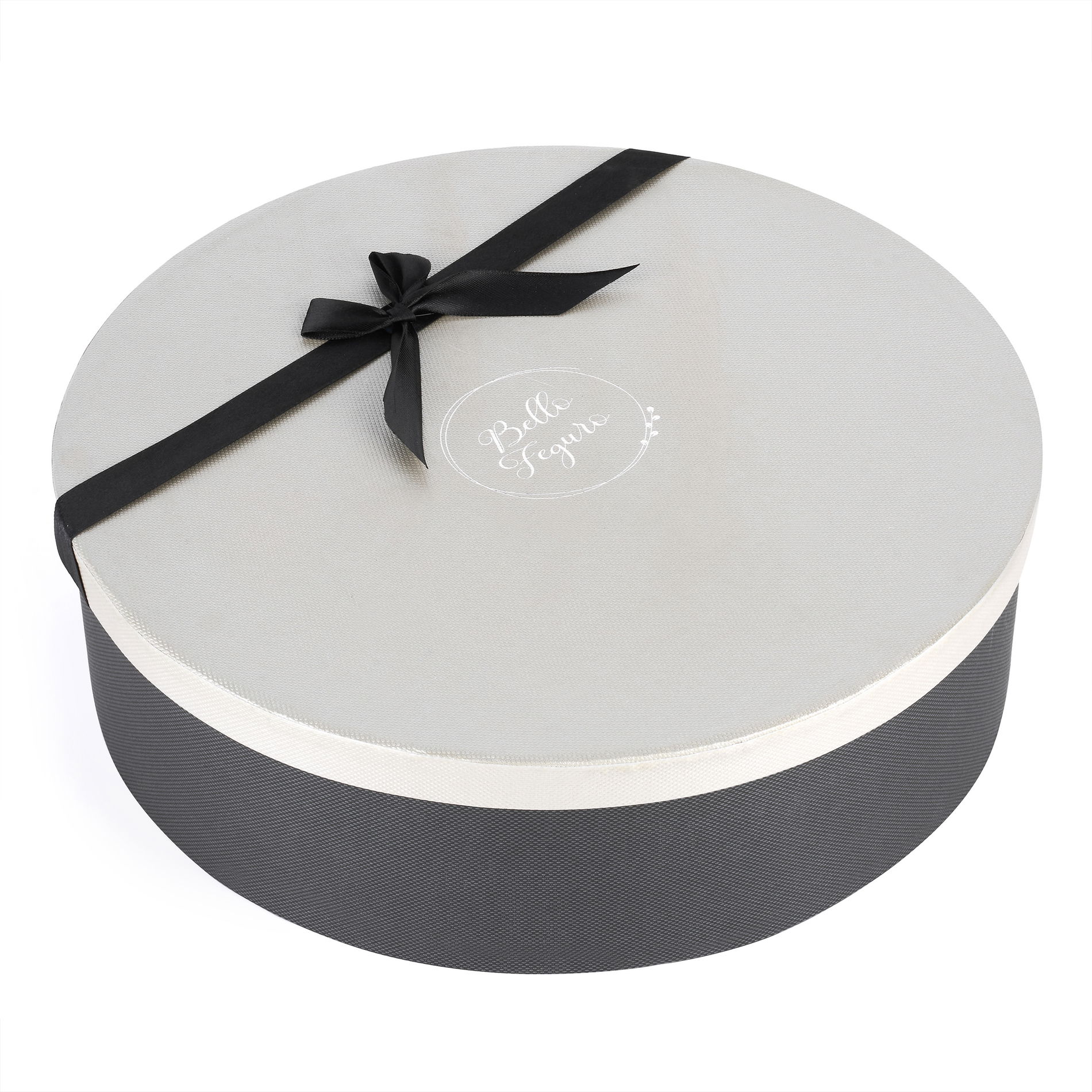 Filiżanki do kawy i herbaty porcelanowe ze spodkami TADAR BELLA FEGURO GRIGIO 250 ml 6 szt.