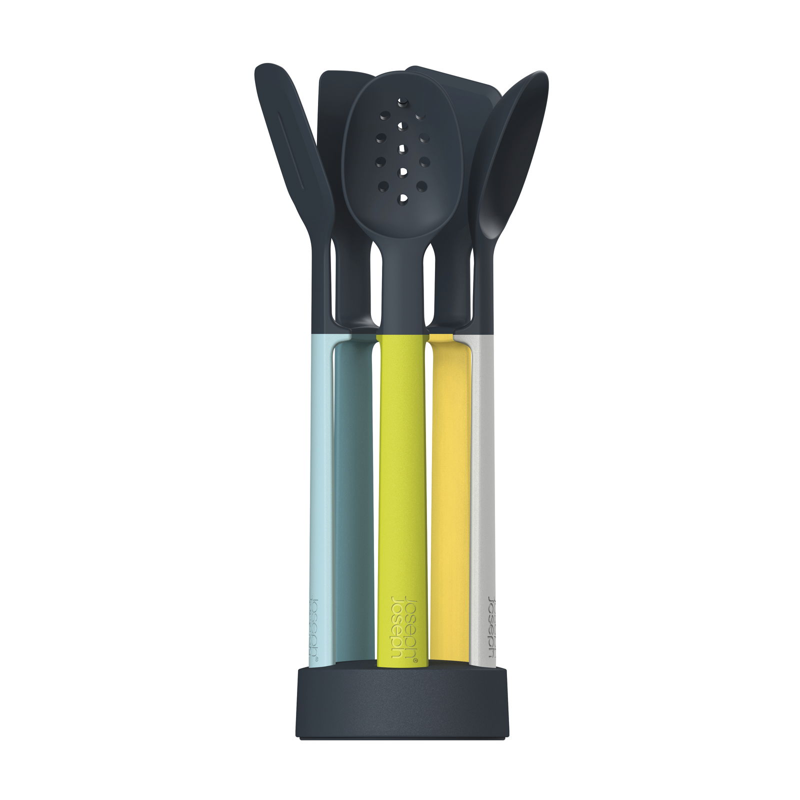 JOSEPH JOSEPH Elevate Silicon New vícebarevné 6 ks (10176) – silikonové kuchyňské náčiní se stojanem