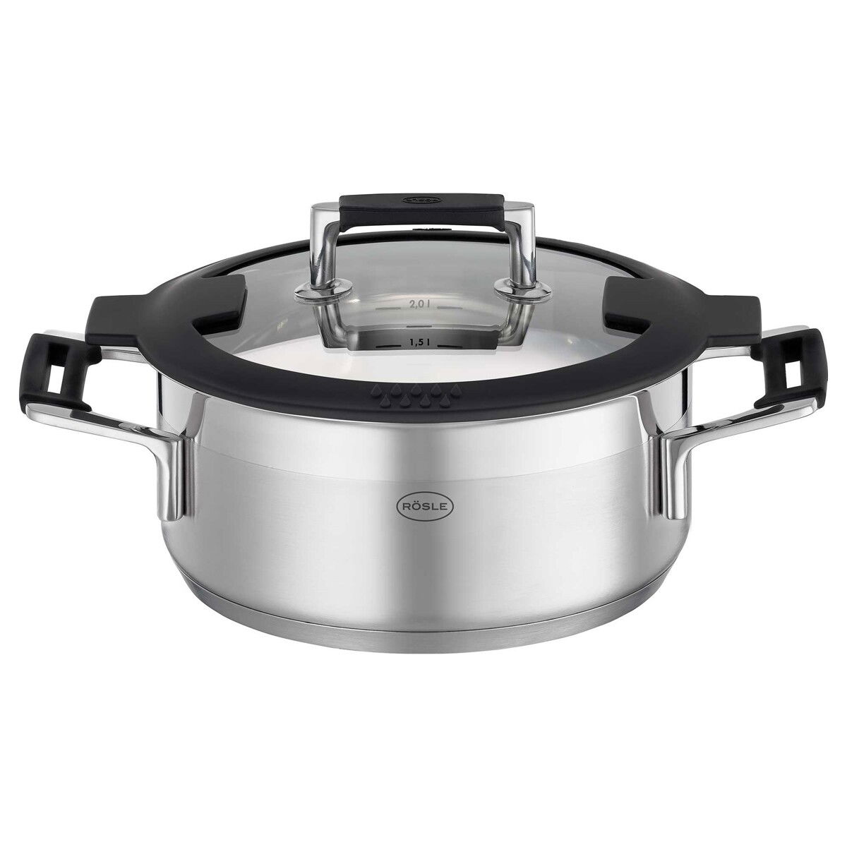 ROESLE Silence Pro 2,9 l - nerezový hrniec s pokrievkou na cedenie