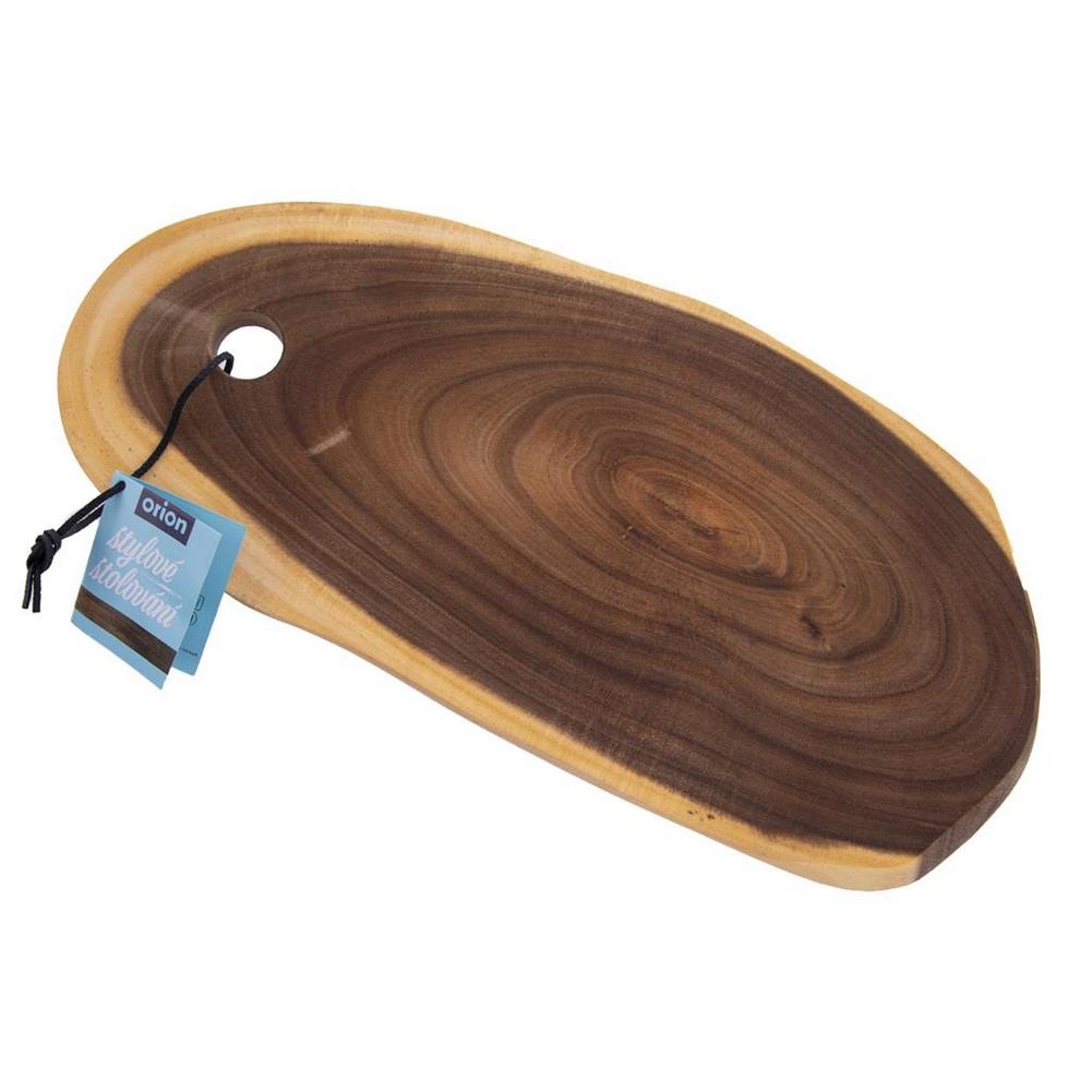 Deska do krojenia drewniana TABLERO BRĄZOWA 44 cm