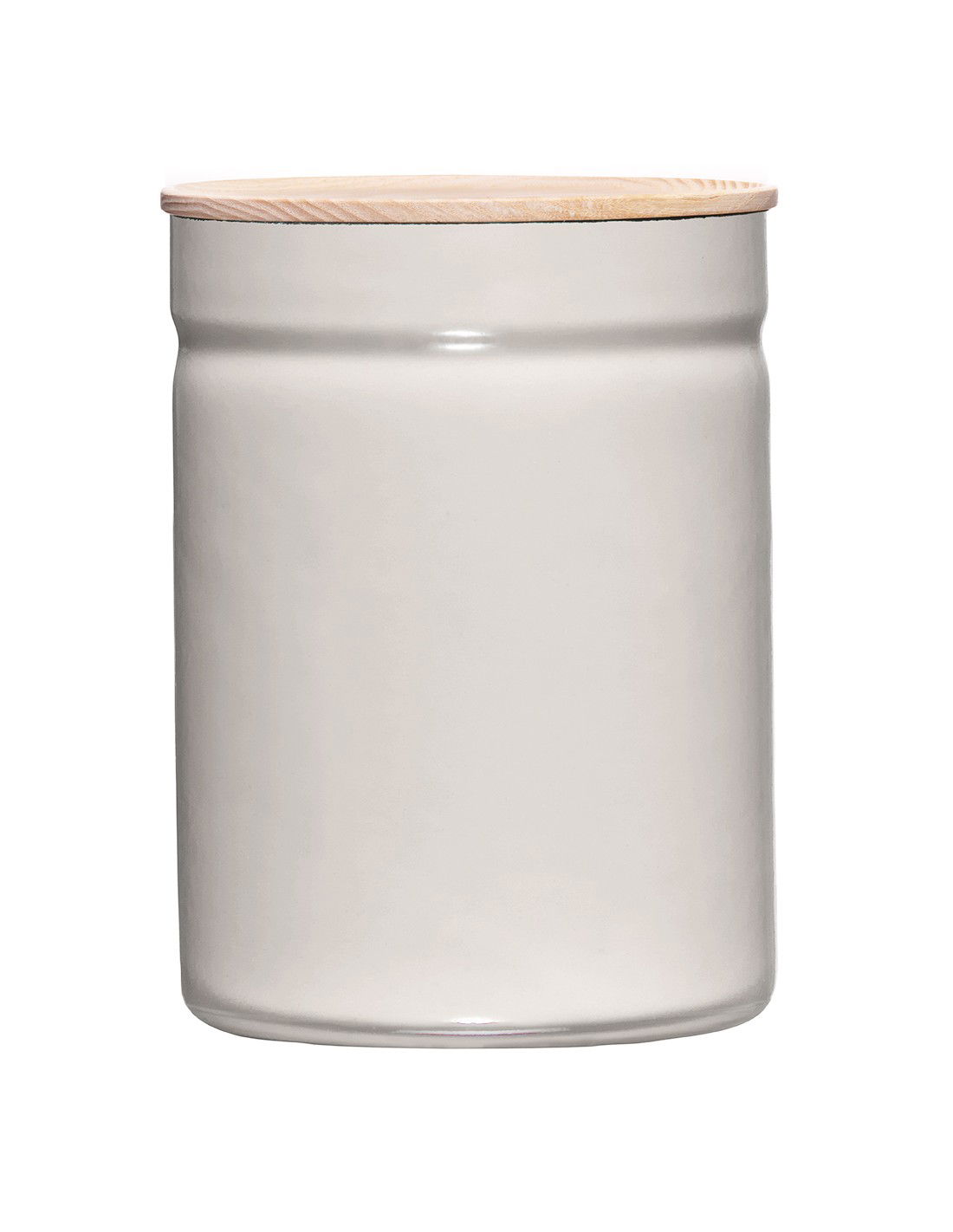 RIESS Light Grey 2,2 l - smaltovaná nádoba s poklicí