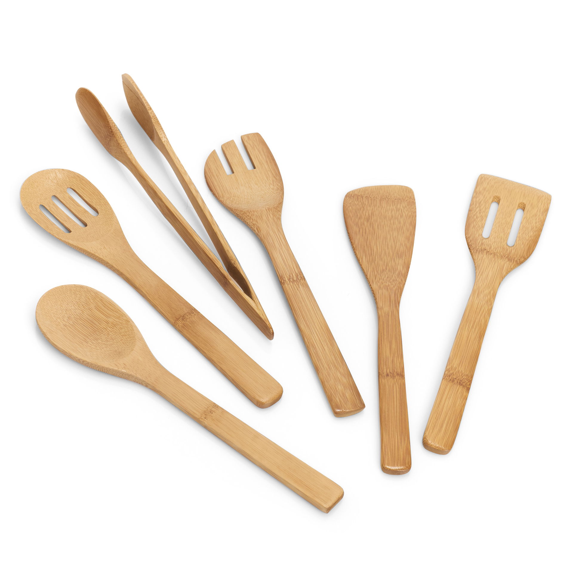 ZELLER Bamboo 7 el. - bambusové kuchyňské náčiní s úložným boxem