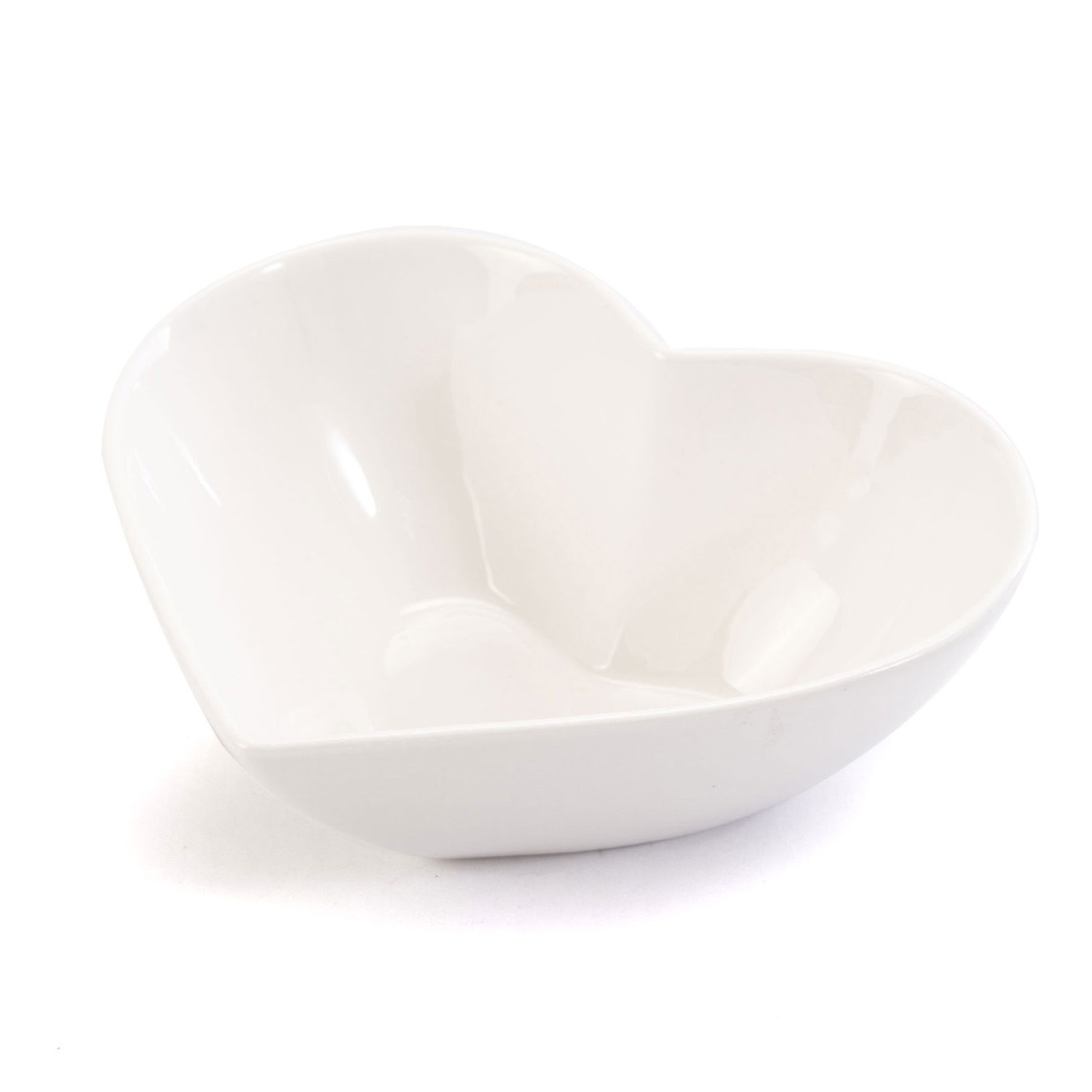 Porcelánová mísa / salátová mísa REGULAR SERCE bílá 0,5 l