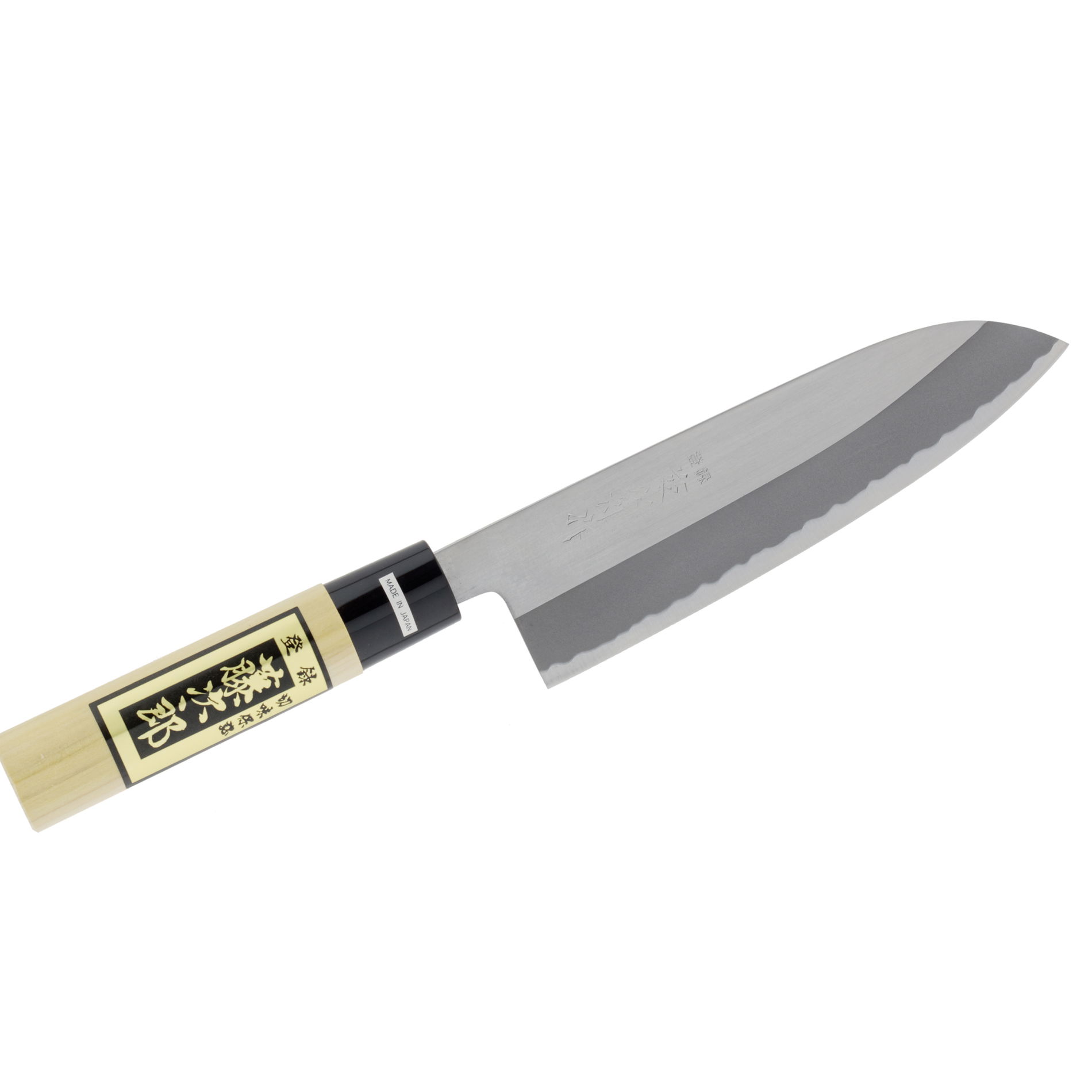 TOJIRO Shirogami 16,5 cm - nůž Santoku z nerezové oceli