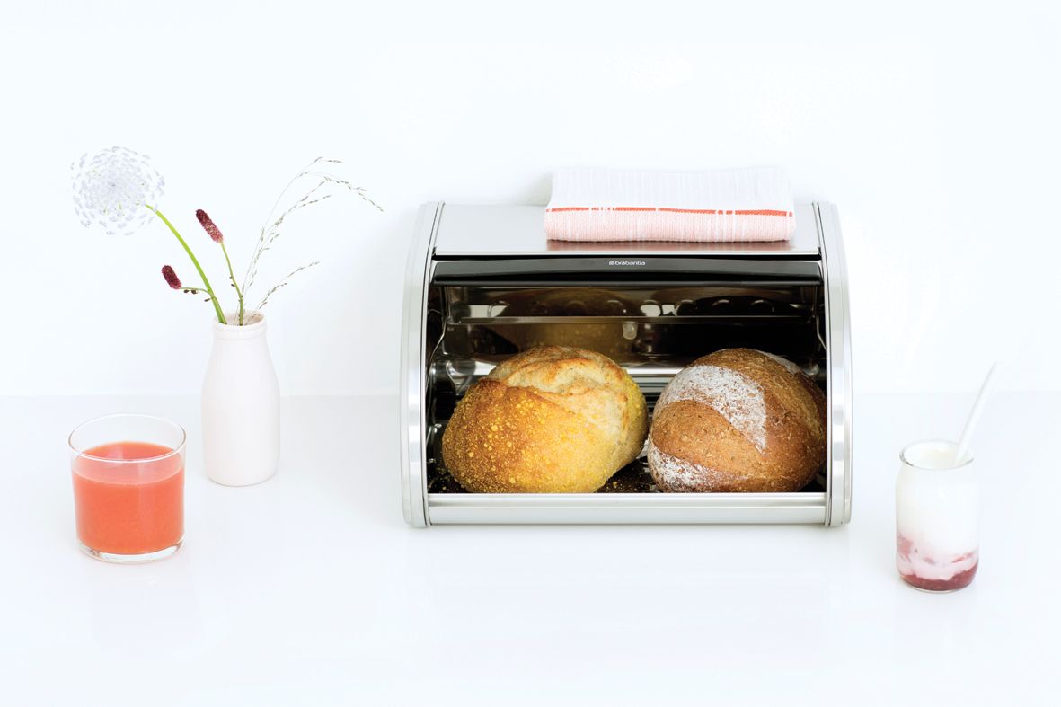 BRABANTIA Roll Top medium - chlebník z nerezové oceli