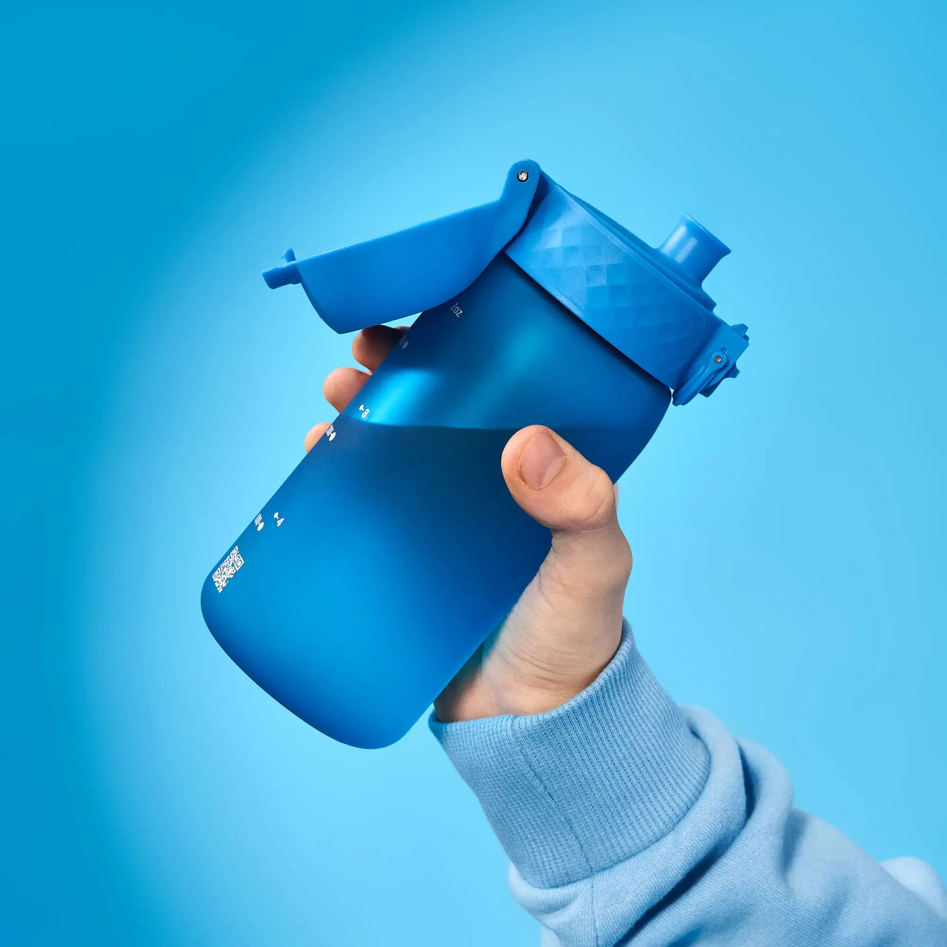 ION8 Recyclon Blue 0,35 l - butelka / bidon na wodę  ze słomką