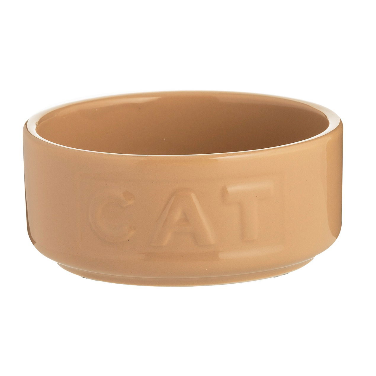 MASON CASH PetWare Cat 13 cm béžová - kameninová miska pro kočky