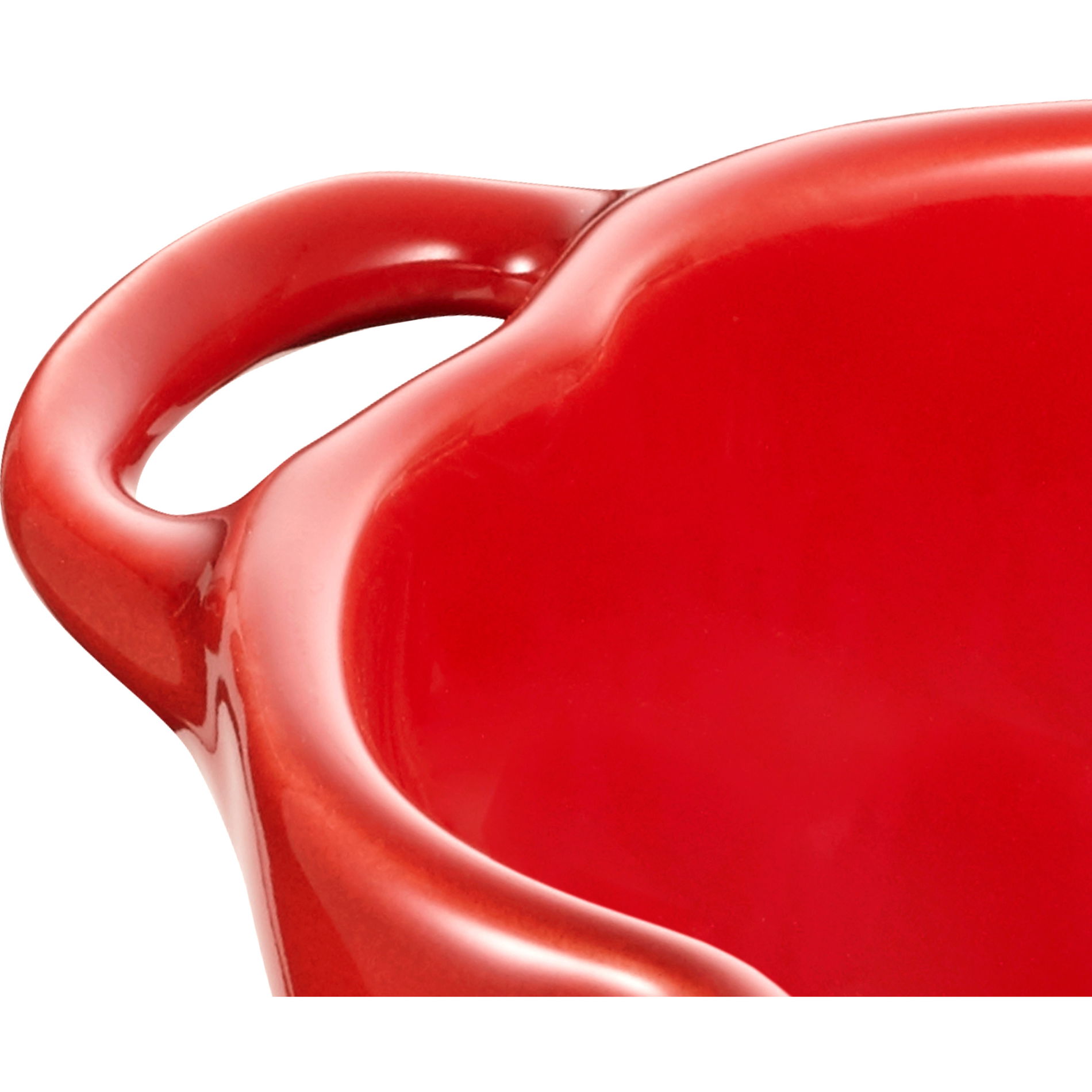STAUB Special Cocotte 0,5 l czerwone - naczynie do zapiekania ceramiczne z pokrywką