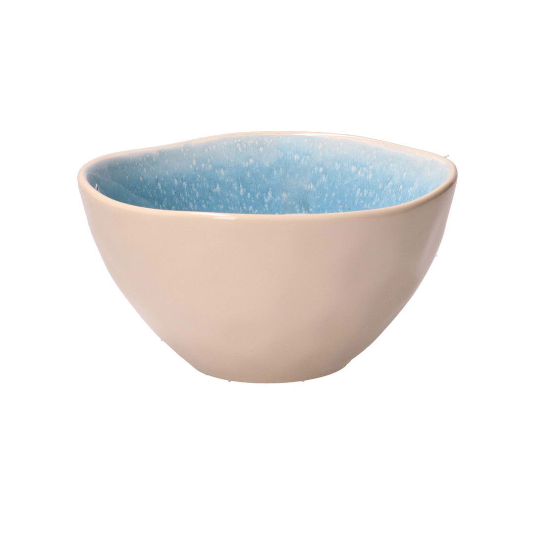 Miski / Salaterki kamionkowe ROSE TULIPANI CONCERTO FUSE AZZURRO 15 cm 4 szt.
