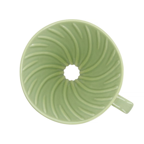 HARIO Drip V60-02 - keramický dripper na kávu s meracou nádobou