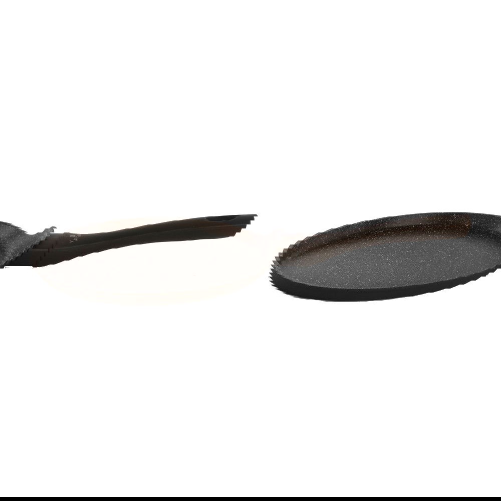 VALDINOX Aurum 24 cm tmavě hnědá - minerální nepřilnavá pánev na palačinky