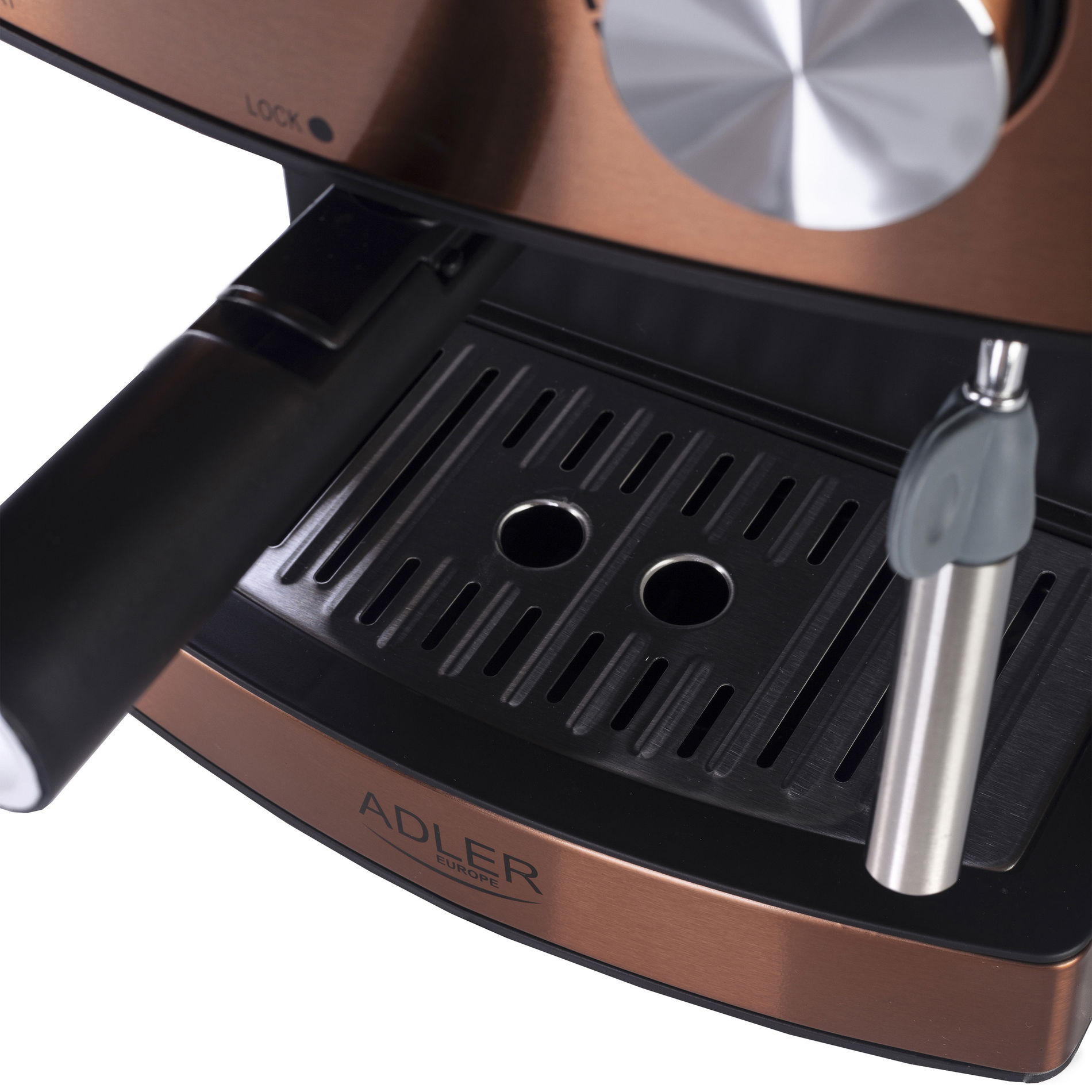 ADLER Gusto 850 W měděný - Tlakový kávovar