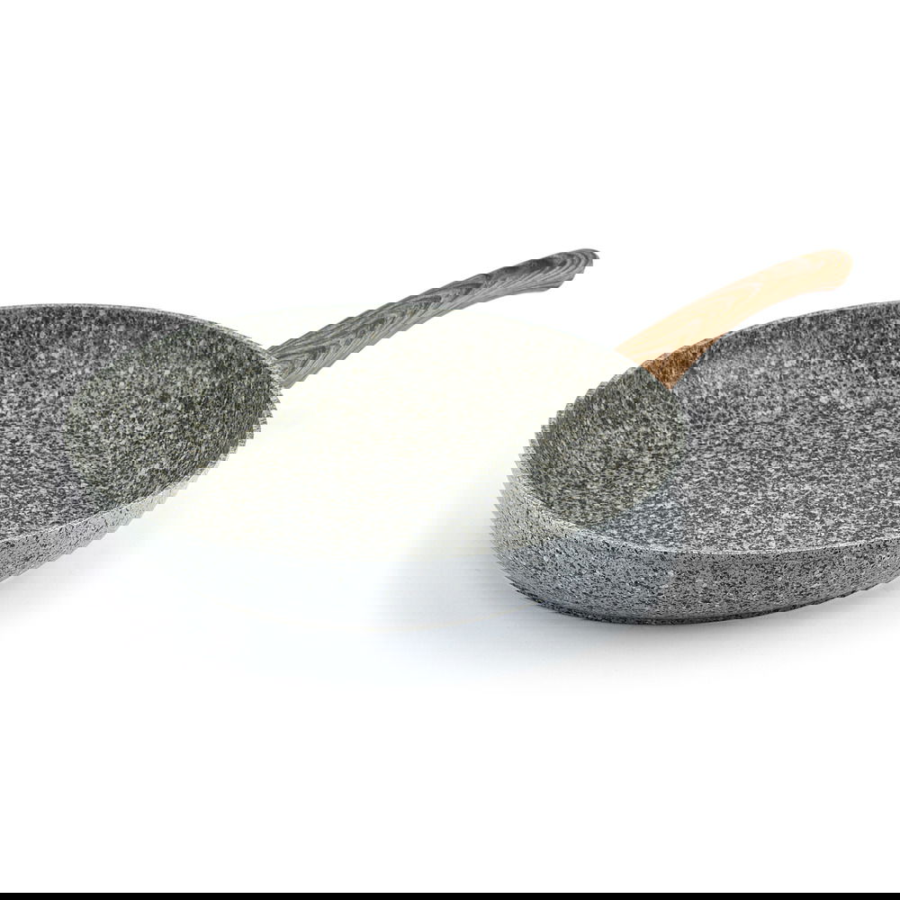 Nepřilnavá žulová pánev KONIGHOFFER VENGA ŠEDÁ 30 cm