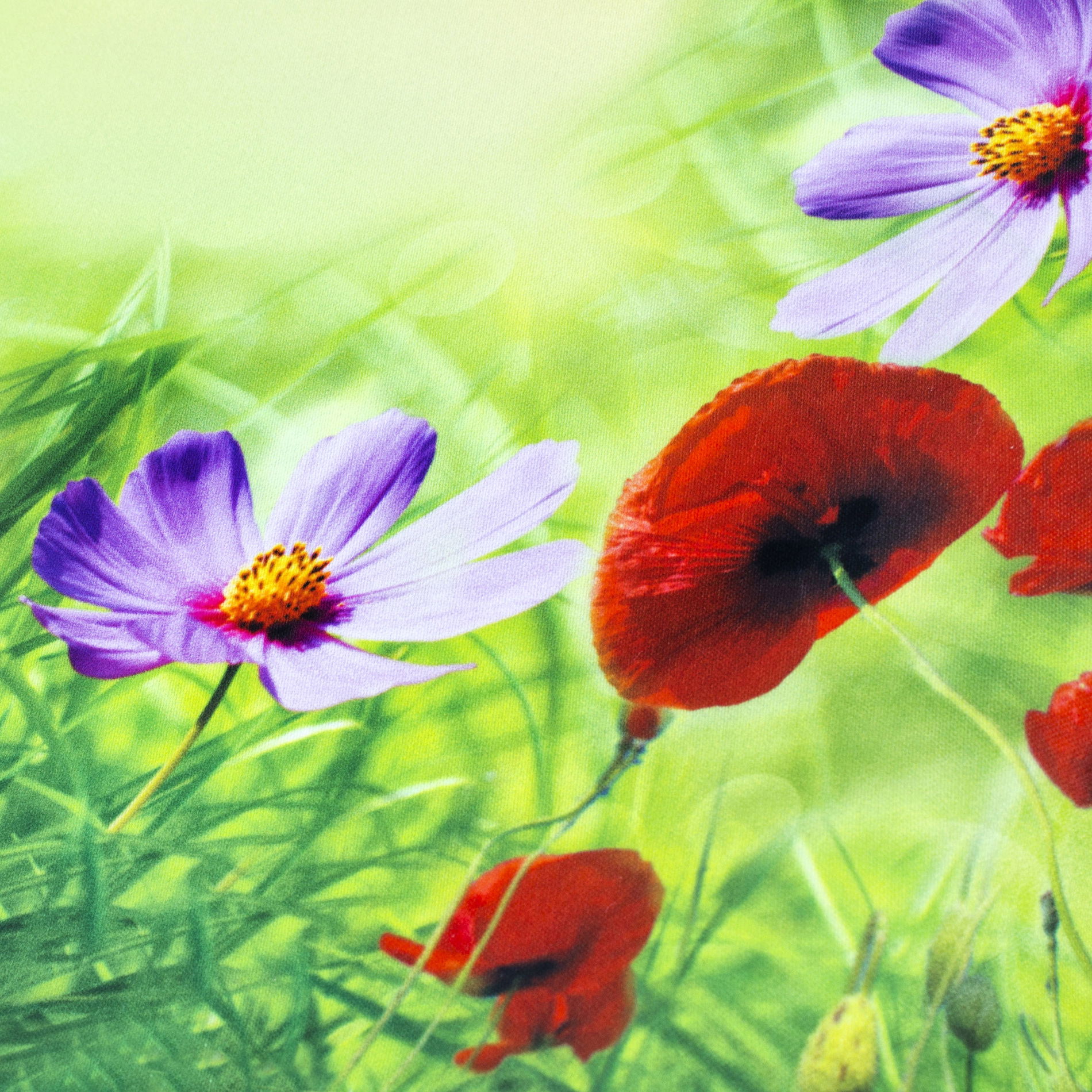 Polyesterový běhoun na stůl odolný proti skvrnám JEDEKA MILANO POPPY zelený 60 x 120 cm