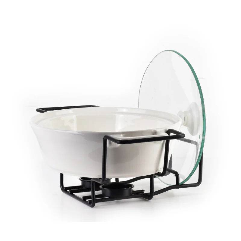 Kamenná nádoba s poklicí a ohřívačem MODERN KITCHEN 1,1 l