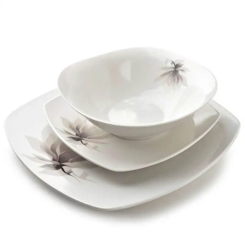 Porcelánová obedová súprava AFFEK DESIGN MAGNOLIA pre 6 osôb (18 dielov)
