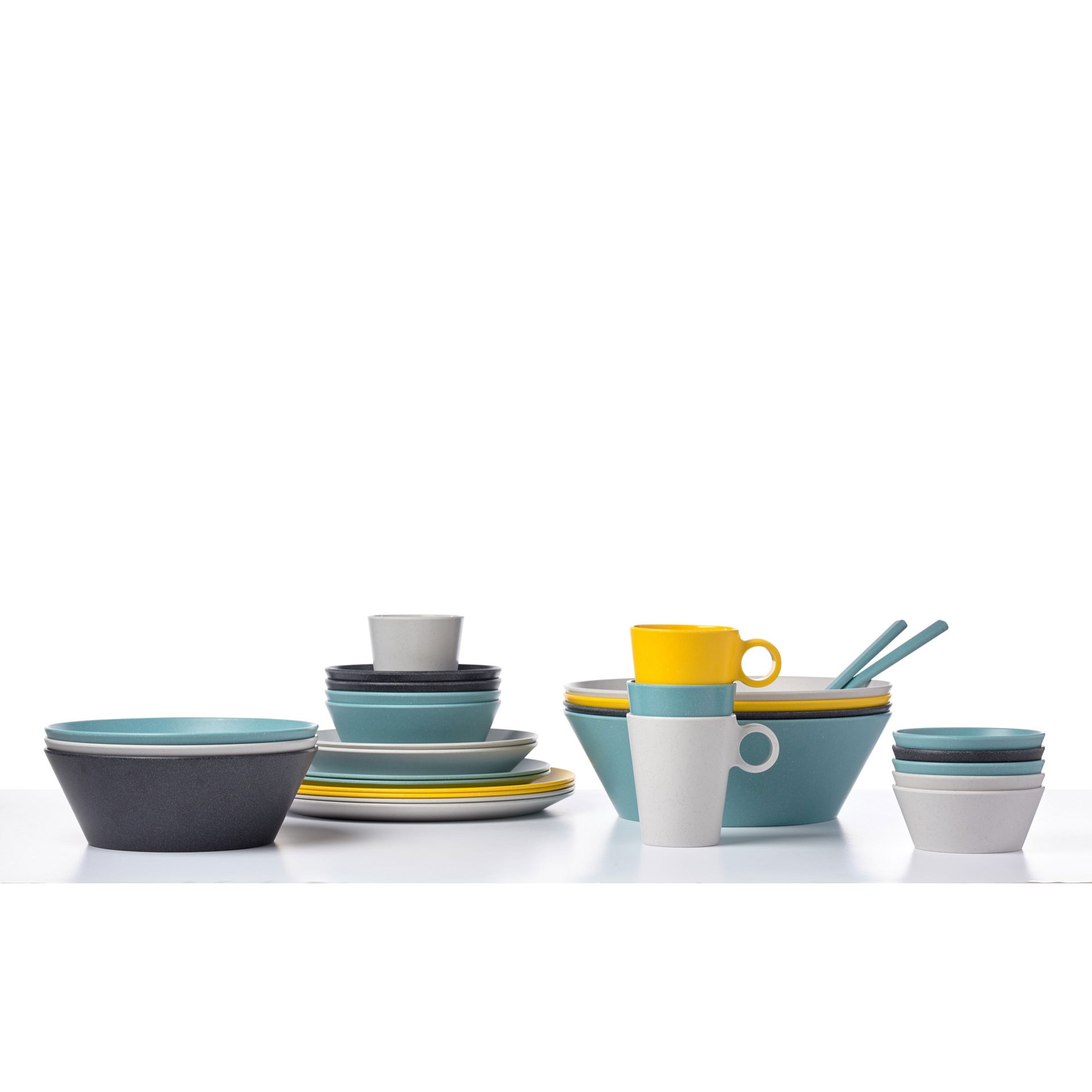 MEPAL Bloom Pebble Yellow 2ks žluté - melaminové salátové lžíce