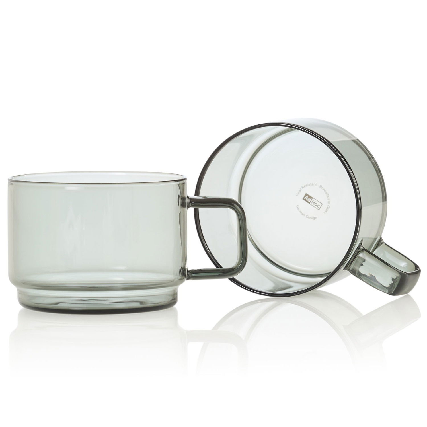 ADHOC Impact 300 ml 2 ks. - sklenené šálky na kávu a čaj