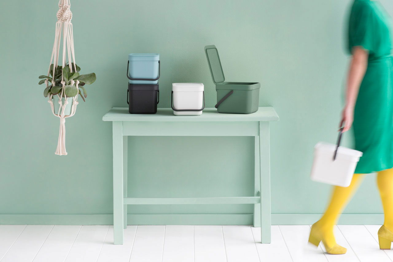 BRABANTIA Sort&Go 6 l - plastový kuchyňský kompostér