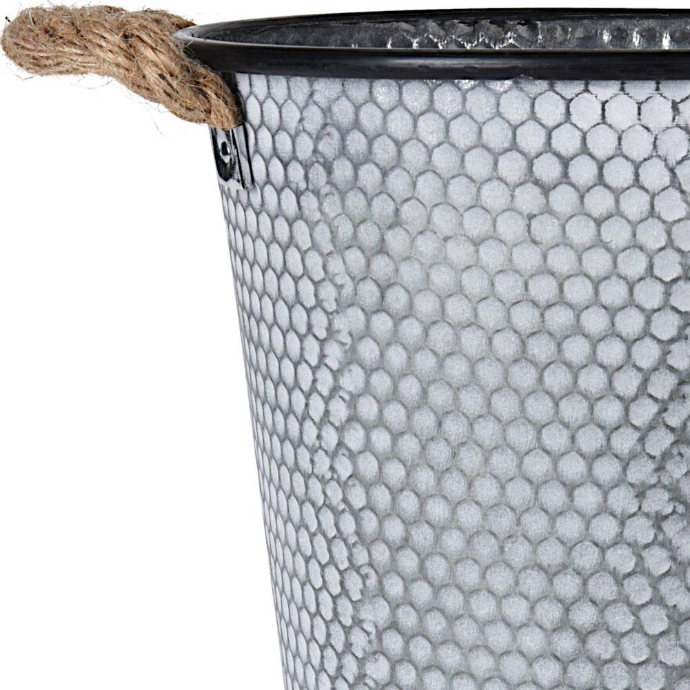 Kovový kvetináč / Obal na kvety 17 cm