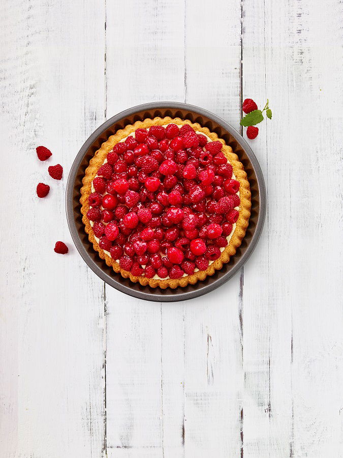 Forma na pečenie tarty kovová BIRKMANN EASY BAKING ČIERNA 30 cm